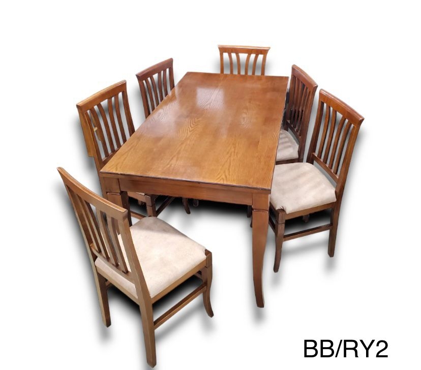 TABLE DE CUISINE 6 CHAISES HETRE  hadj ismail