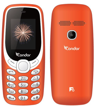 Téléphone Condor F6 ORANGE